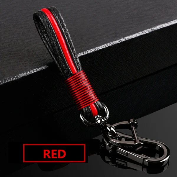 Red keychain Полный защитный чехол для ключей автомобиля удобный тактильный оцинкованный сплав для Nissan Qashqai LANNIA New Tiida Kicks SYLPHY - Название цвета: Red keychain