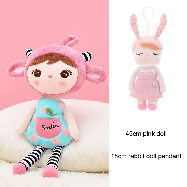 45 см+ 18 см Набор Kawaii Плюшевые животные мультфильм детская игрушка для девочек мальчик плюшевый коала панда Успокаивающая кукла подарок на день рождения мягкое качество сна - Цвет: 3