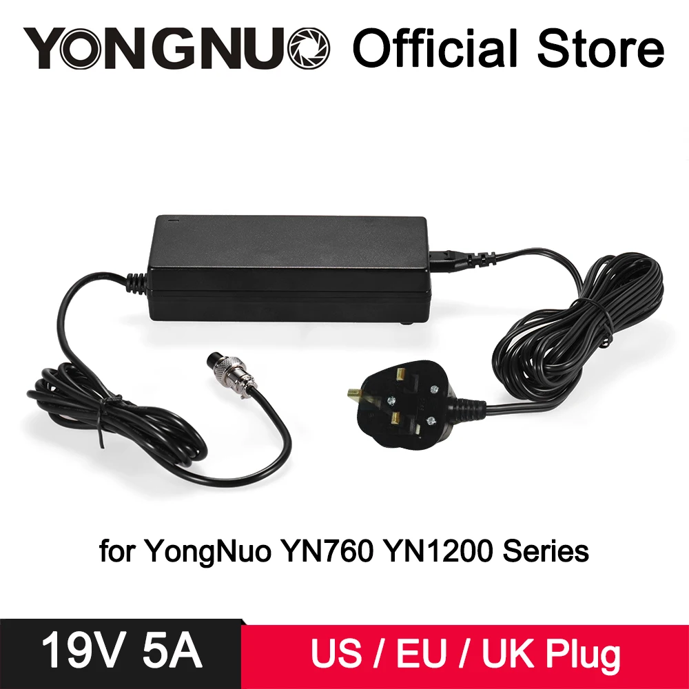 AC к DC Мощность адаптер для YongNuo YN160 YN300 III YN360 YN600 Air RGB YN900 II YN1200 YN308 YN608 YN860 YN1410 YN216