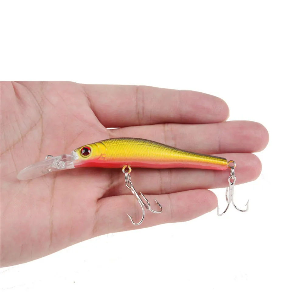 1 шт. новая Рыболовная Приманка Minnow 9 5 см 6 7g жесткая искусственная приманка 3D