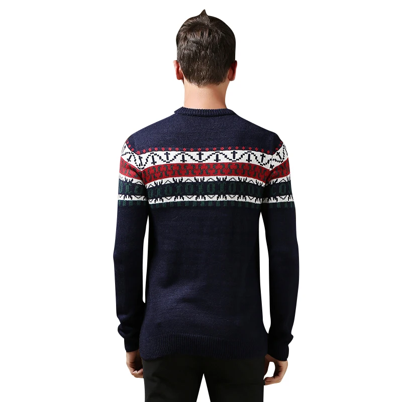 Spring &amp Autumn Men's Sweater Korean Style Casual Sweaters O-neck Slim Fashion Coat Size M~XXL | Мужская одежда
