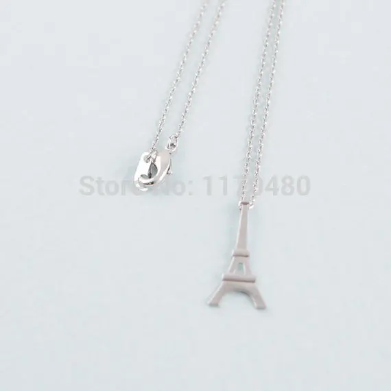 Модное золотое ожерелье Oly2u с Парижской Эйфелевой башней подвеска для девушки