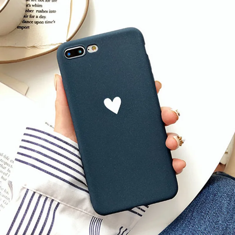 Чехол с узором из сердечек и конфет для iPhone 5 SE ТПУ мягкие силиконовые чехлы 8 7 X 11