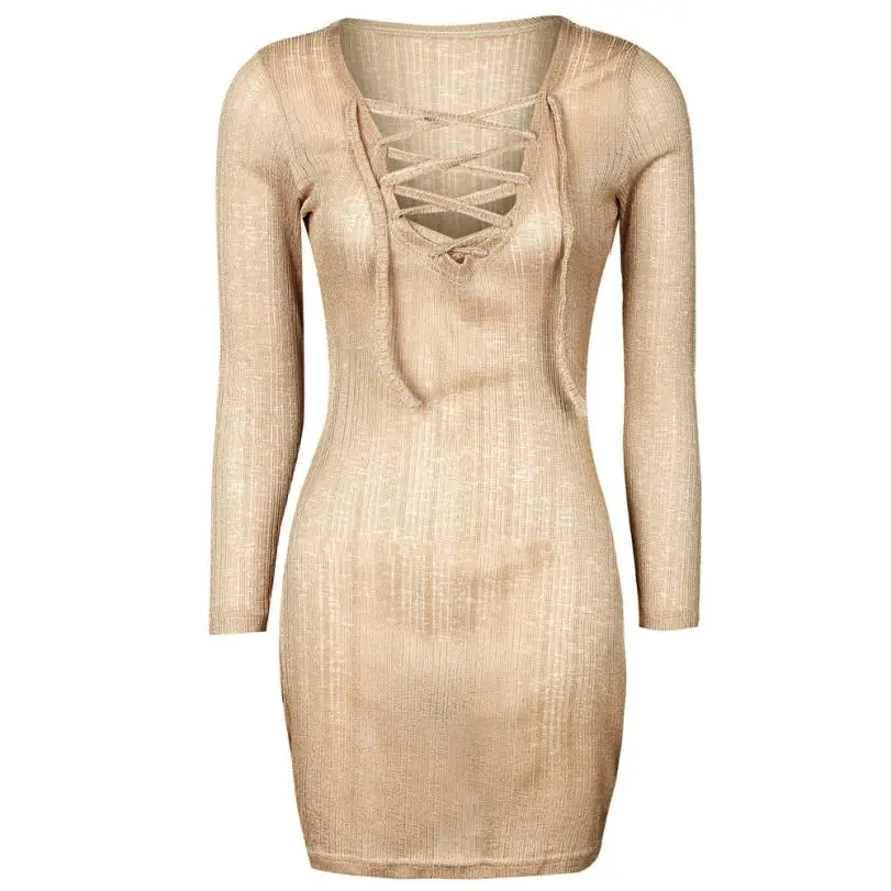 Женское Сетчатое Прозрачное платье с разрезом и длинным рукавом вечерние