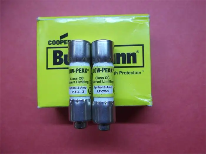 

LP-CC-3 LOW-PEAK US BUSSMANN 10X38 delay fuse / Fuse 3A genuine