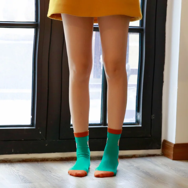 10 Пар/лот Осенью и зимой новый женский носки весело посуда женские Изысканной