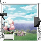 Новый тканевый фон MEHOFOTO из полиэстера для фотосъемки на свадьбу красочный воздушный шар Виниловый фон для детской фотостудии 429