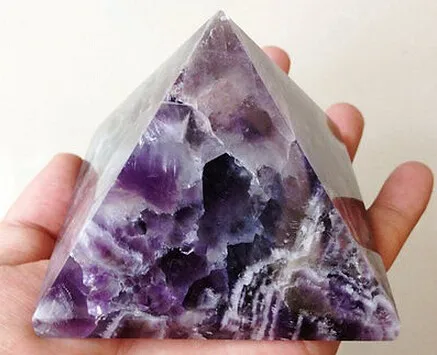 Натуральный Аметист пирамида из кристалла кварца ТОЧКА Исцеление|healing point|healing
