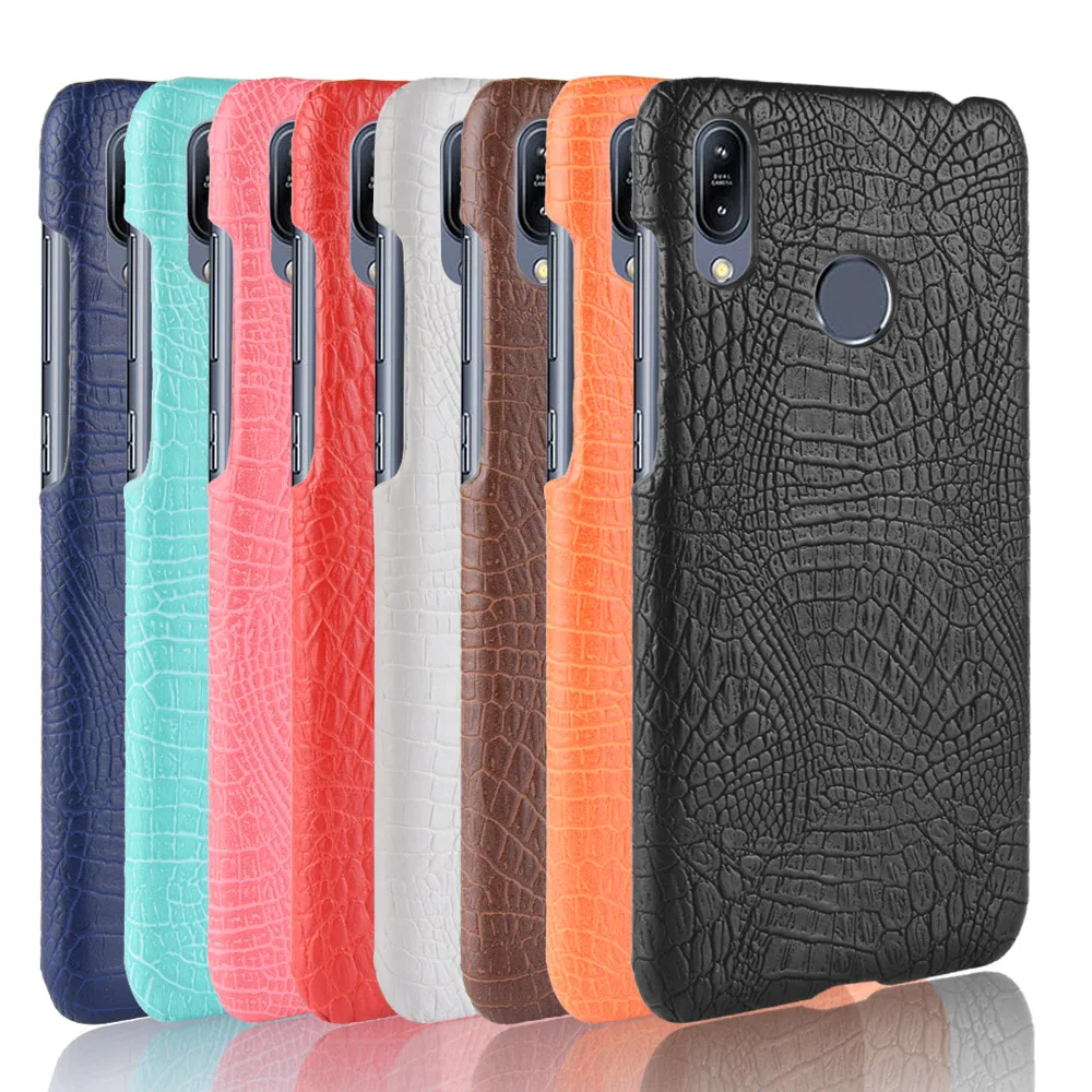 Чехол для ASUS Zenfone Max Pro M2 ZB631KL роскошный жесткий чехол из крокодиловой кожи с узором