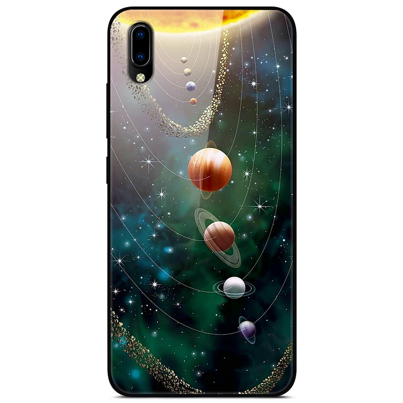 F для VIVO Y91C чехол VIVOY91C стеклянный жесткий чехол для телефона для VIVO Y91i чехол VIVO Y91 C мягкий бампер чехол закаленное для Vivo Y93 Y 93