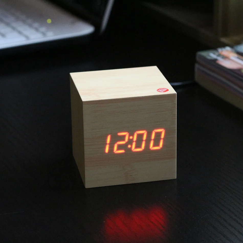 Yellow red Clock Антикварные Цифровые Часы светодиодный часы для офиса винтажные Ретро настольные Персонализированные Короткие художественные часы бесшумные часы электронные часы домашний декор - Цвет: Yellow red Clock