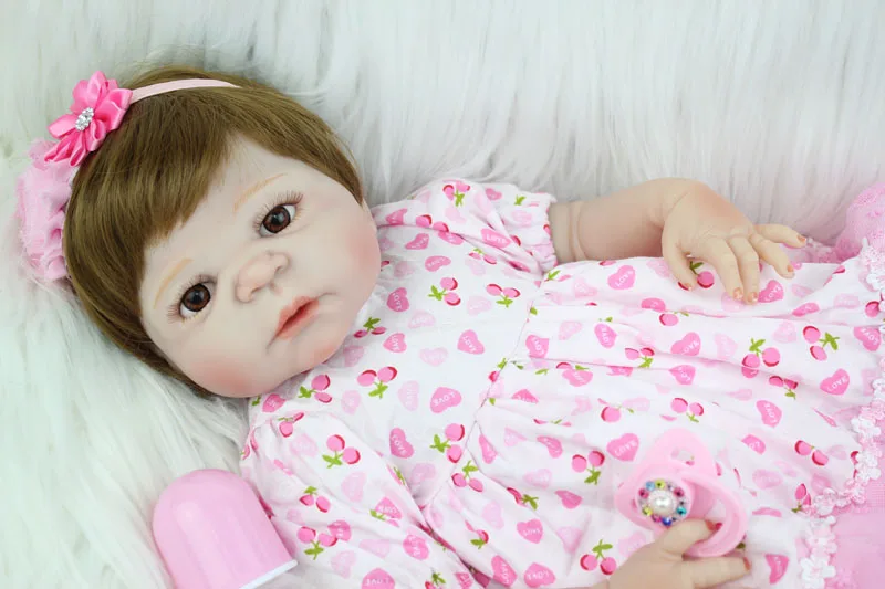 55 см силиконовый Reborn Baby 22 &quotреалистичный винил новорожденный кукла принцесса