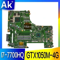 ak rog gl753vd laptop motherboard for asus gl753vd gl753e gl753v gl753 test original mainboard i7 7700hq gtx1050m 4g