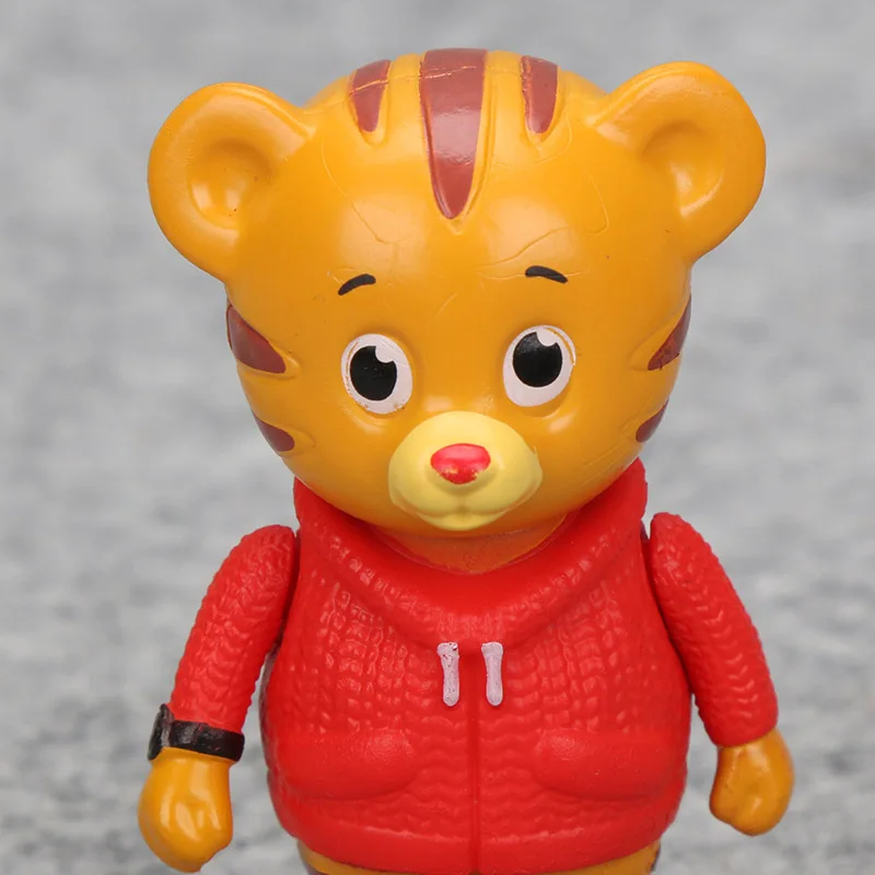 5 шт./компл. Daniel Tiger's Neighborhood Tiger Friends Katerina cat Prince wednday Miss eliina Owl PVC игрушка-фигурка |