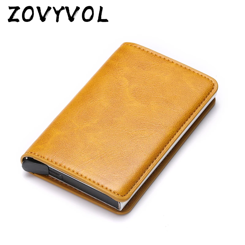 ZOVYVOL 2020 блокирующий кошелек RFID держатель для кредитных карт черный алюминиевый