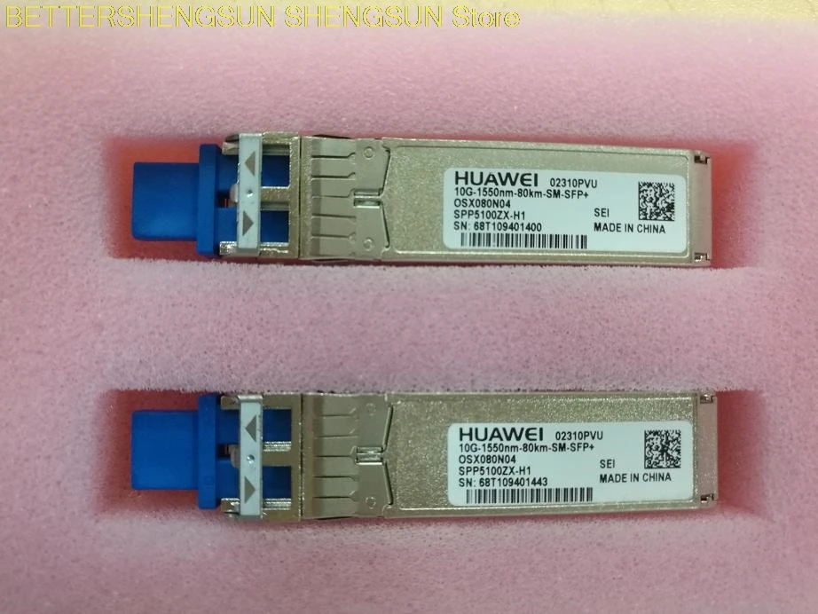 

SFP+ 10G-1550NM-80KM-SM 02310PVT single mode dual fiber module