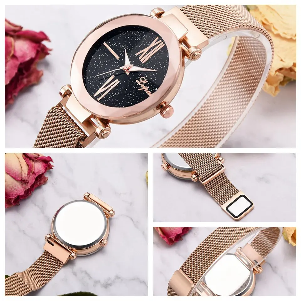 Relojes Mujer модные стальные часы для женщин звездное небо женские Специальный дизайн