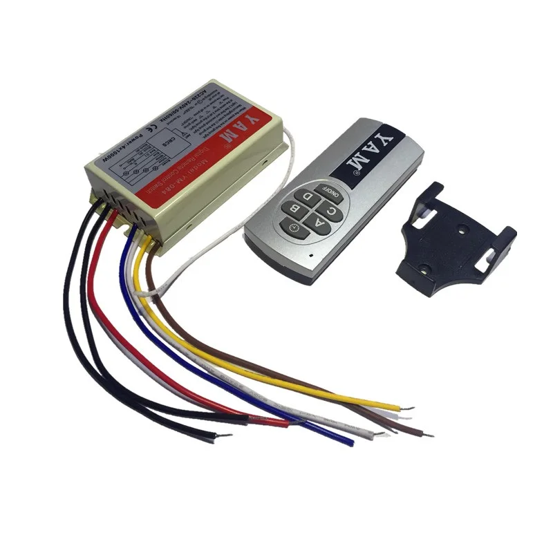 YAM 4CH 220V включение/выключение света цифровой беспроводной пульт дистанционного