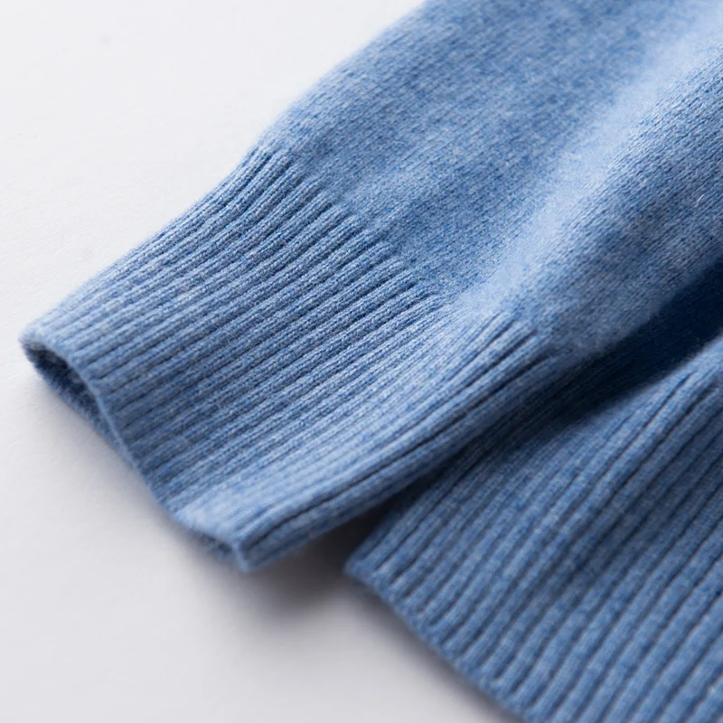 Мужской свитер и пуловер из 100% козьего кашемира вязаные Джемперы высокого