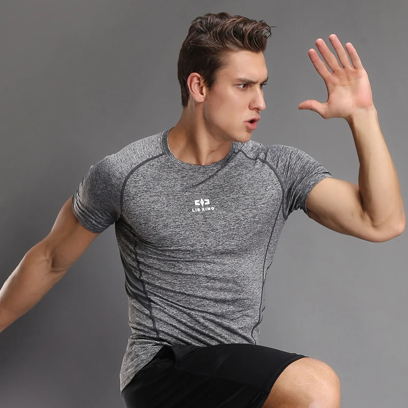 LANTECH мужская летняя рубашка с коротким рукавом эластичные модные повседневные