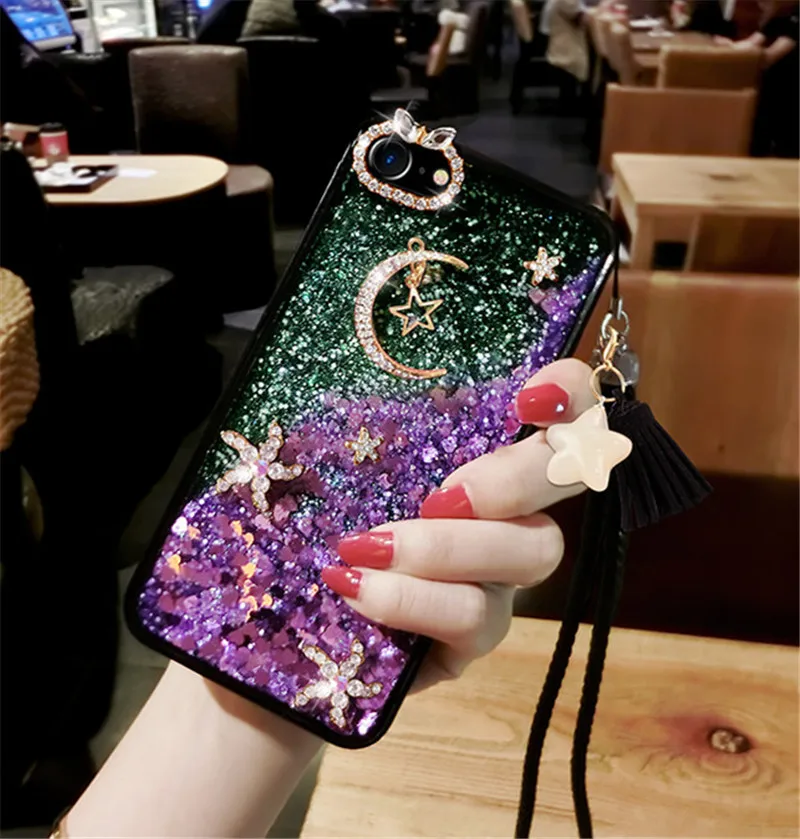 LaMaDiaa для iphoneXS MAX XR 6 7 8 Plus 11 12 Pro Роскошный Бриллиантовый чехол с морскими звездами