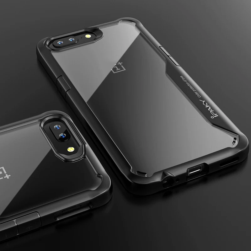 Чехол IPAKY для Oneplus 6 силиконовый гибридный Прозрачный чехол 5 5T One Plus 7/1 + 7