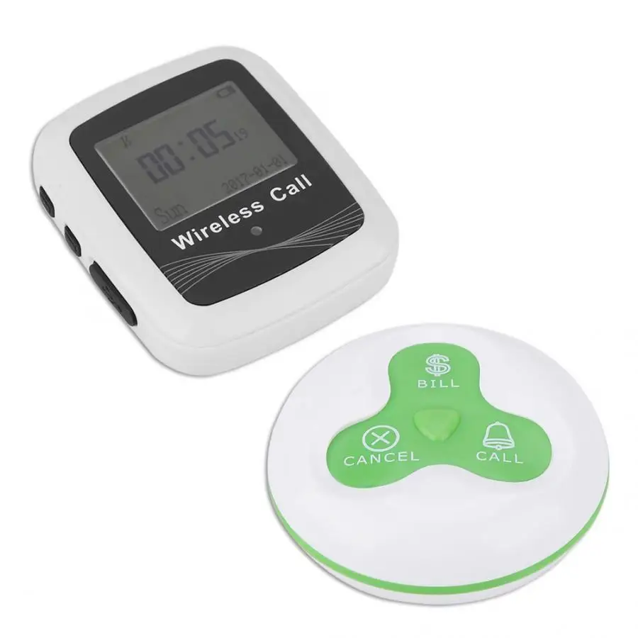 Беспроводной мобильный наручный приемник + 10 пейджеров передатчика 100 240 В CTW07 CTT23