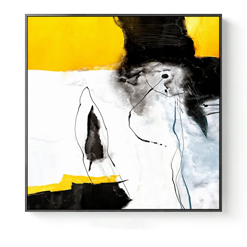 Абстрактная бесформенная Картина на холсте плакаты с принтом современный декор
