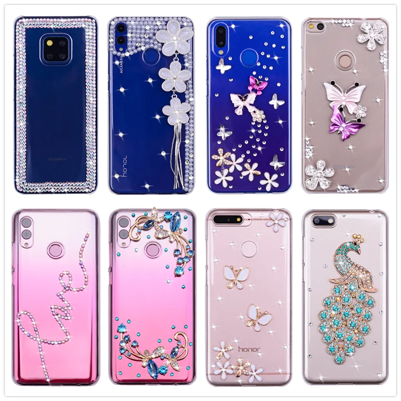 Прозрачный чехол с 3D жемчужным кулоном для Huawei Y5p Y5 2018 P Smart Z Y7 2019 телефона P20 Mate 20 Pro