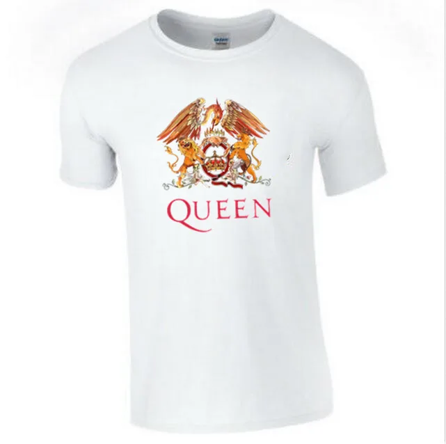 Мужская футболка с логотипом Queen Crest Mercury Rock унисекс 2019|Мужские футболки| |