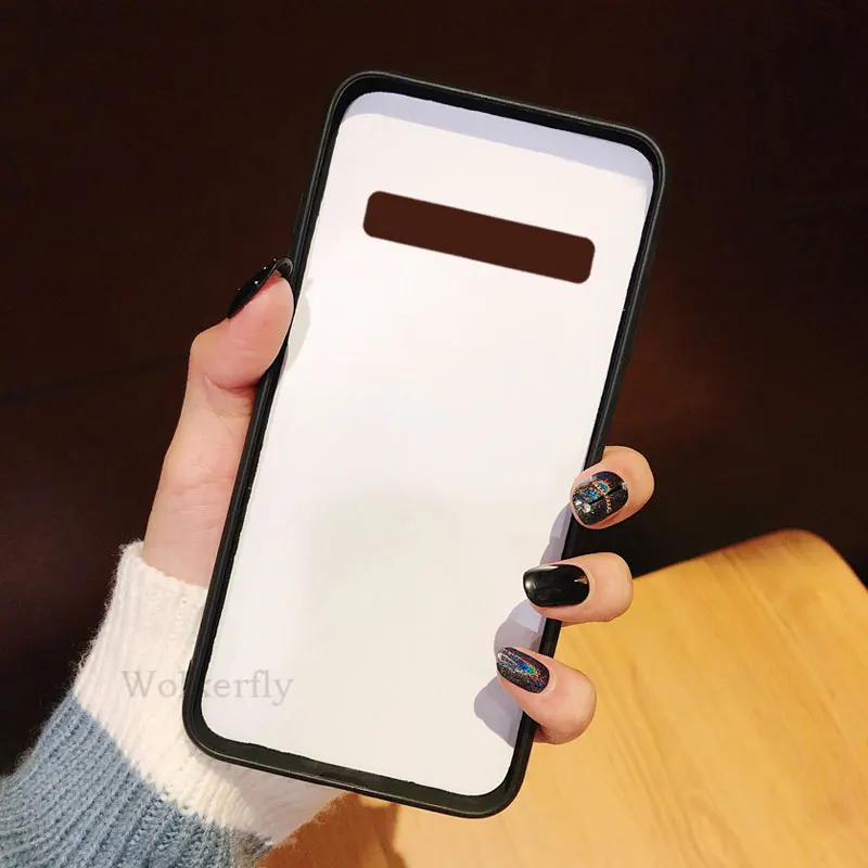 Зеркало Алмазный чехол для samsung Galaxy A50 A70 A30 A20 A10 M10 M20 M30 S10E S8 S9 S10 плюс J6 J4 Prime A8 A6 плюс A7 крышка