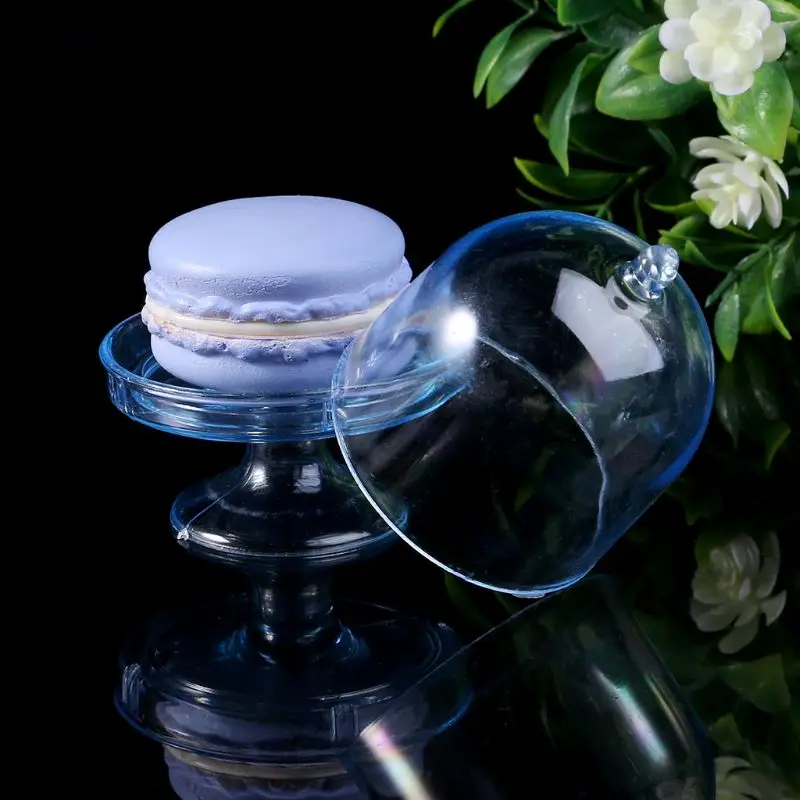 Мини-подставка для торта коробка кексов свадебные сувениры пластиковая конфет