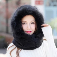 kagenmo sweet winter hat full protection high latitude cold area female hat double thick velvet cap