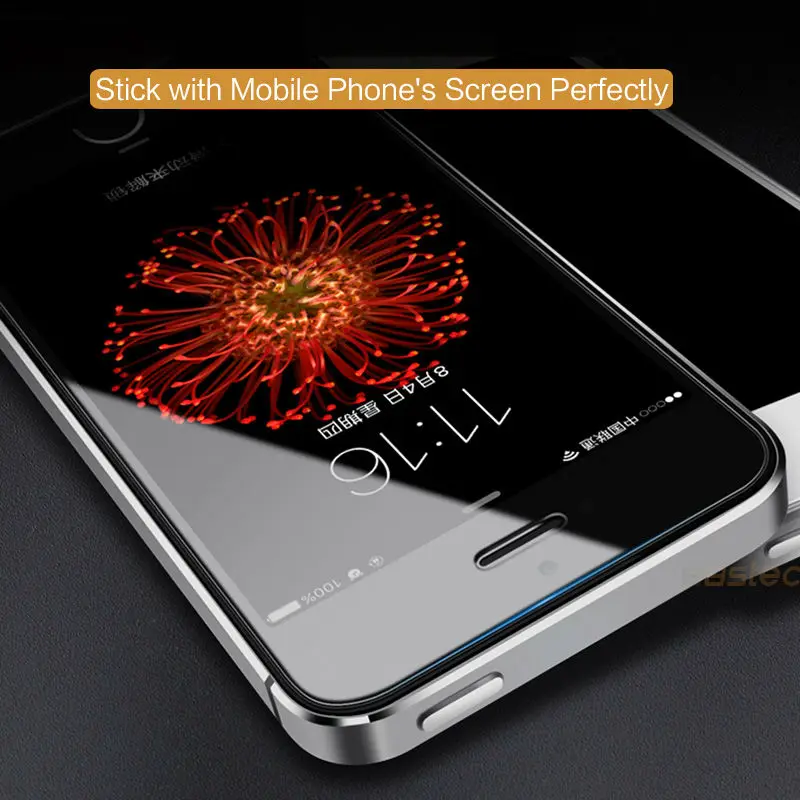 5 шт./партия для стекла iphone 5s закаленное стекло se x 6s 7 8 Защитное galss Защитная пленка
