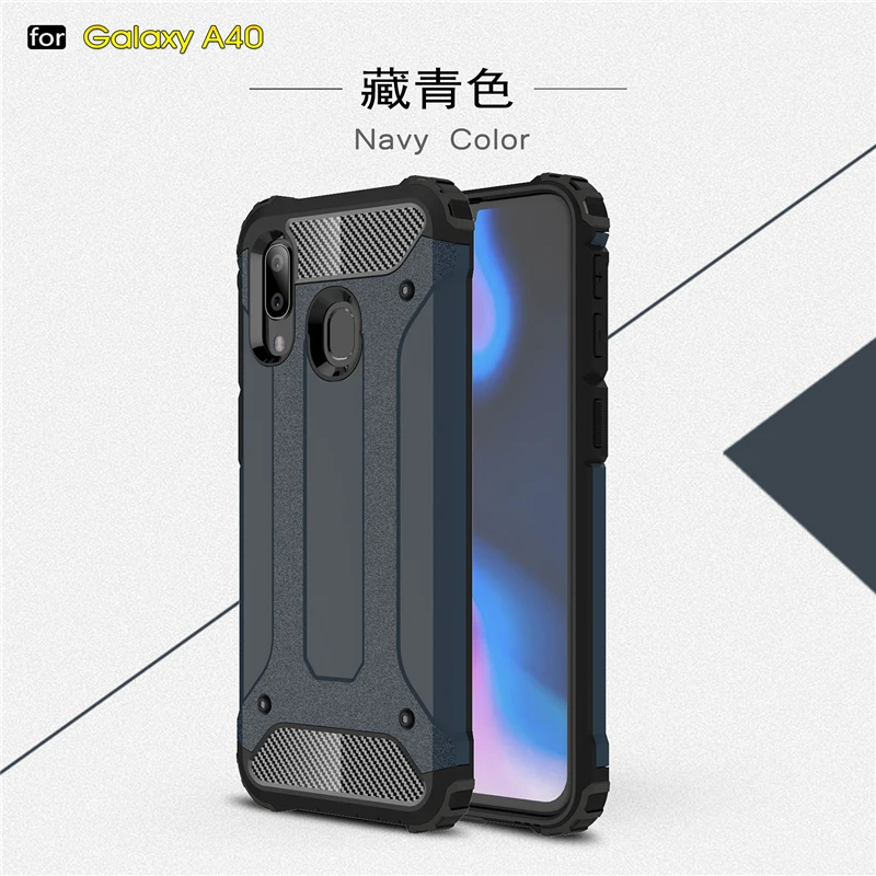 Чехол для Samsung Galaxy A40 силиконовый армированный жесткий чехол A405F | Мобильные