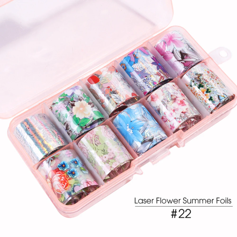 Лазерная матовая металлическая фольга для ногтей Фольга s переводная наклейка DIY