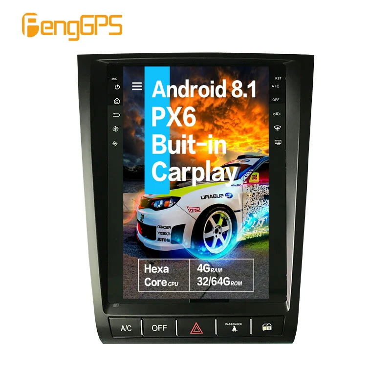 Для Lexus GS GS300 GS460 GS350 2004 2011 экран Tesla Android px6 Автомобильный мультимедийный
