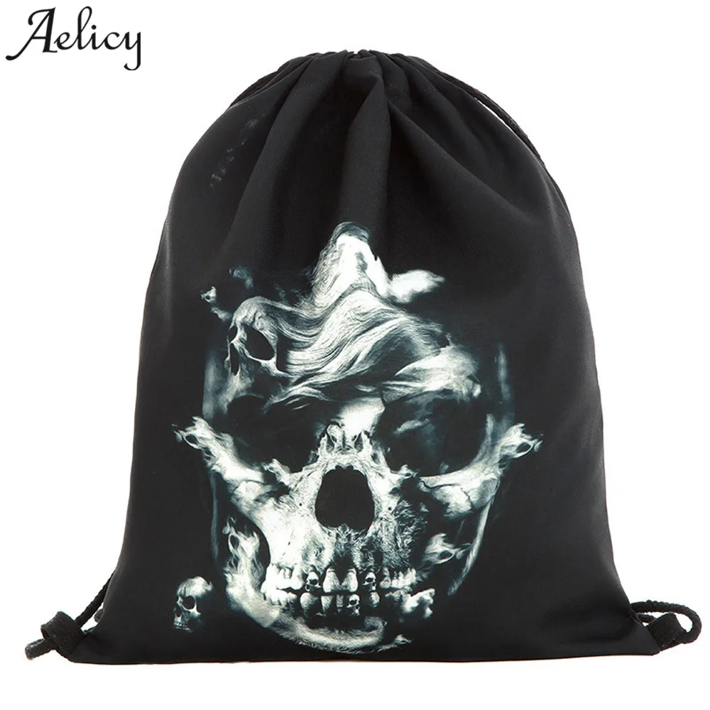 Aelicy пакет для конфет на Хэллоуин Подарочная сумка в комплекте карманная 3D шнурке