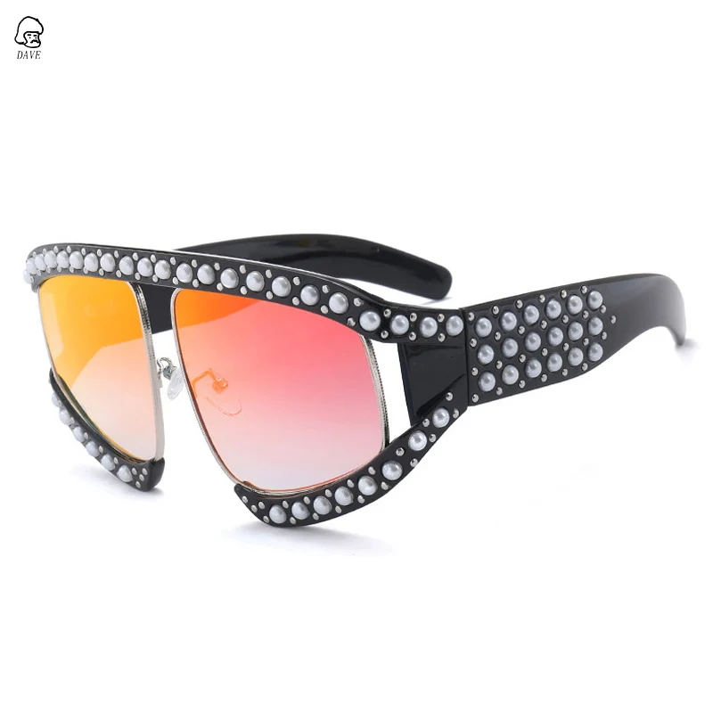 Женские солнцезащитные очки с жемчугом в стиле ретро|retro sun glasses|brand glassesdesigner glasses |