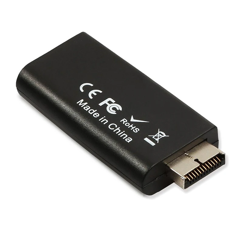 Адаптер AMKLE Mini PS2 HDMI совместимый адаптер видеоконвертер с аудиовыходом мощности