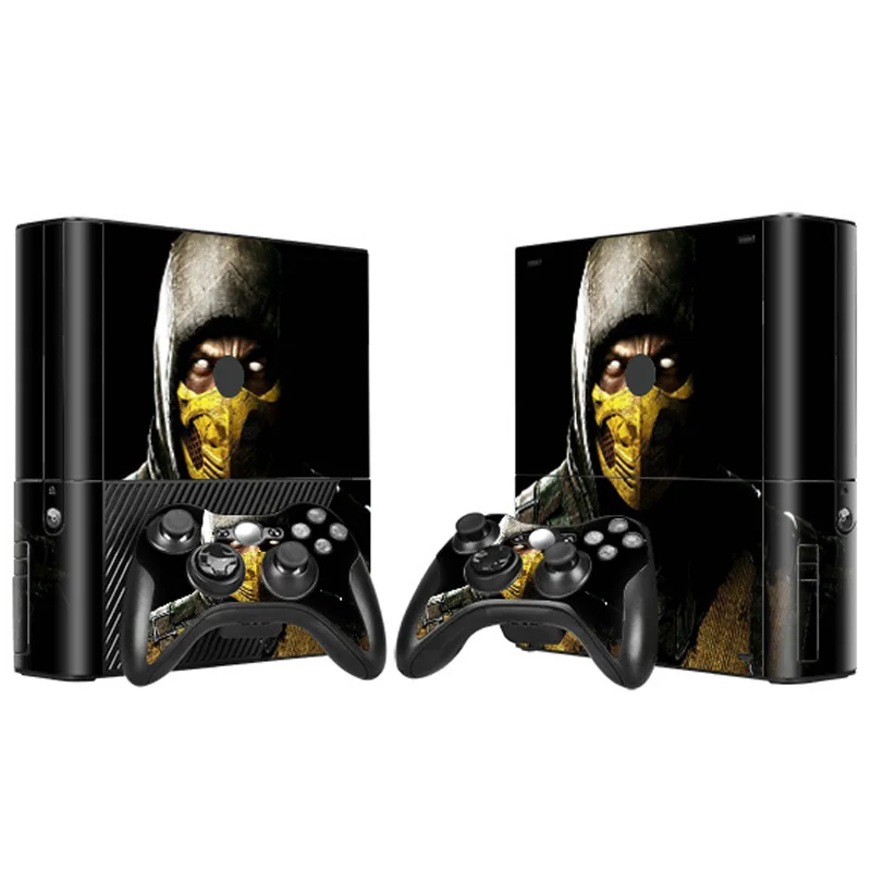 Игра Mortal Kombat наклейка для Xbox 360 E консоль и контроллеры наклейки s для Xbox360 E винил