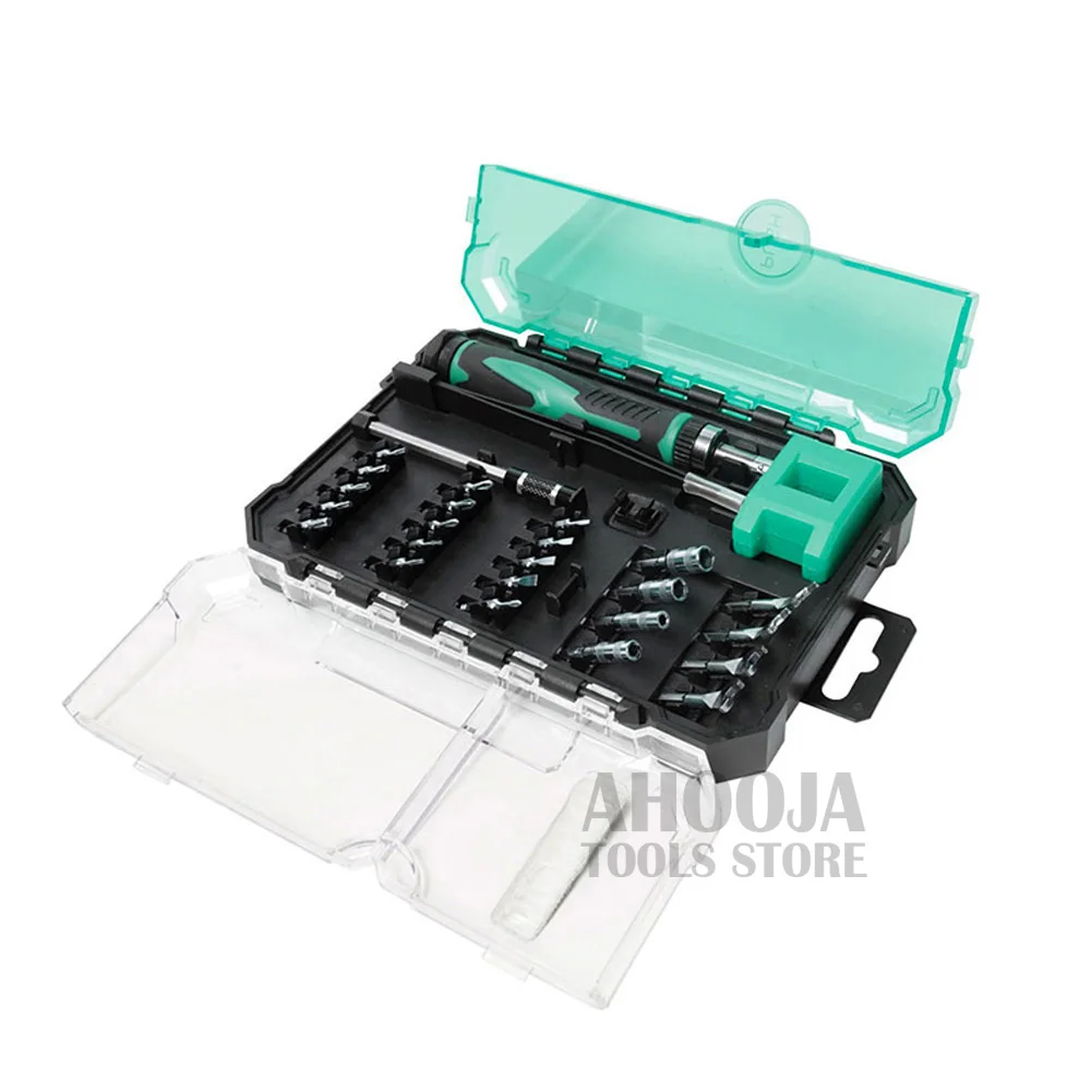 Pro'skit SD-9827M Многофункциональный 27 в 1 прецизионный ключ для обслуживания Отвертка Пинцет инструмент группа бытовые инструменты для ремонта