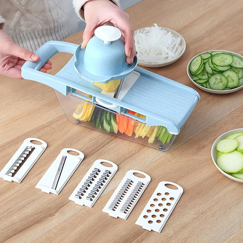 Многофункциональная овощерезка измельченный картофель и редиски со стальными