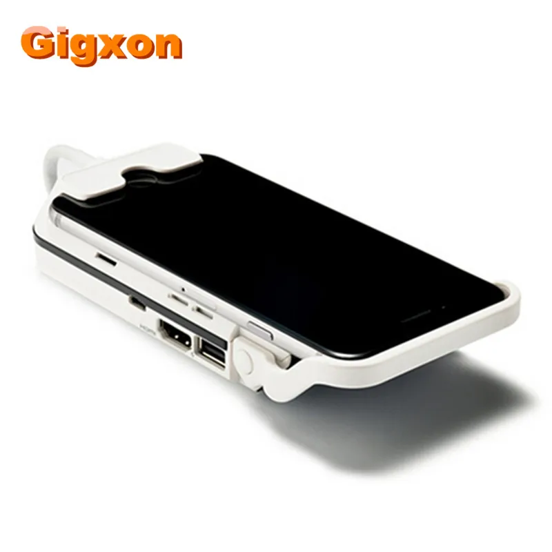 Gigxon I60 Aiptek Мини Проектор DLP Для Iphone6 HDMI Proyector Full HD 1080 P ТВ Смартфон Портативный Пико