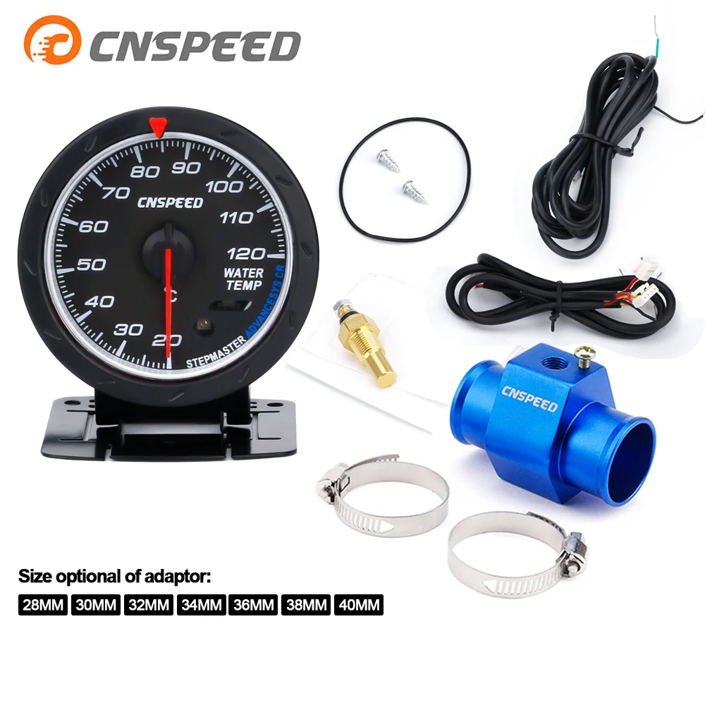 Датчик температуры воды CNSPEED 60 мм 20-120 с красный и белый цвета адаптером датчика |