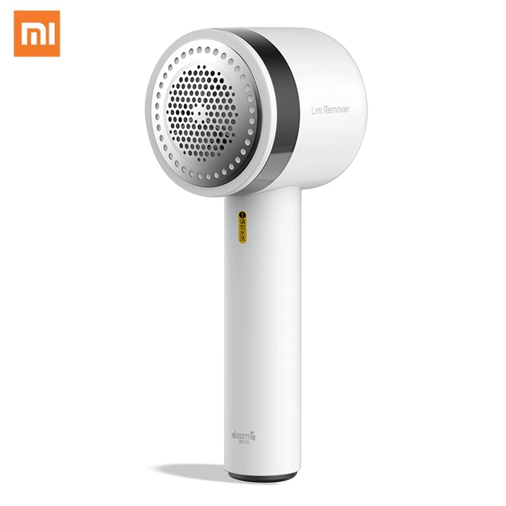 white Xiaomi Deerma, машинка для удаления ворса, триммер для волос, свитер, портативный, 7000об/мин, триммер с двигателем, скрытый, липкий, для волос, трубка, зарядка через usb - Цвет: white