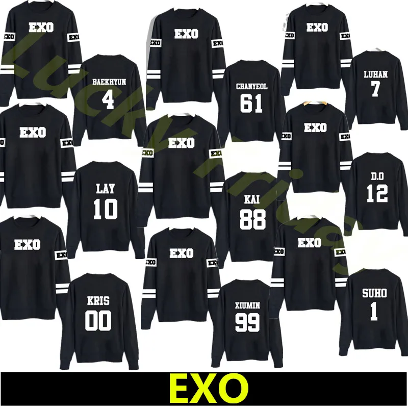 Женская толстовка с капюшоном Kpop kai exo terra Sehun Xiumin Baekhyun harajuku exo|women sweatshirt|hoodies womenhoodies