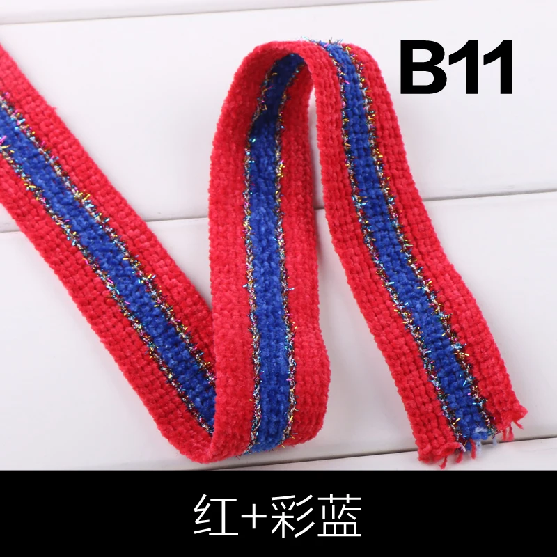 B11 wide 3.2cm DIY швейная полоса слиток кружевная отделка Bling лента одежда декоративная лента металлическая ткань - Цвет: B11 wide 3.2cm
