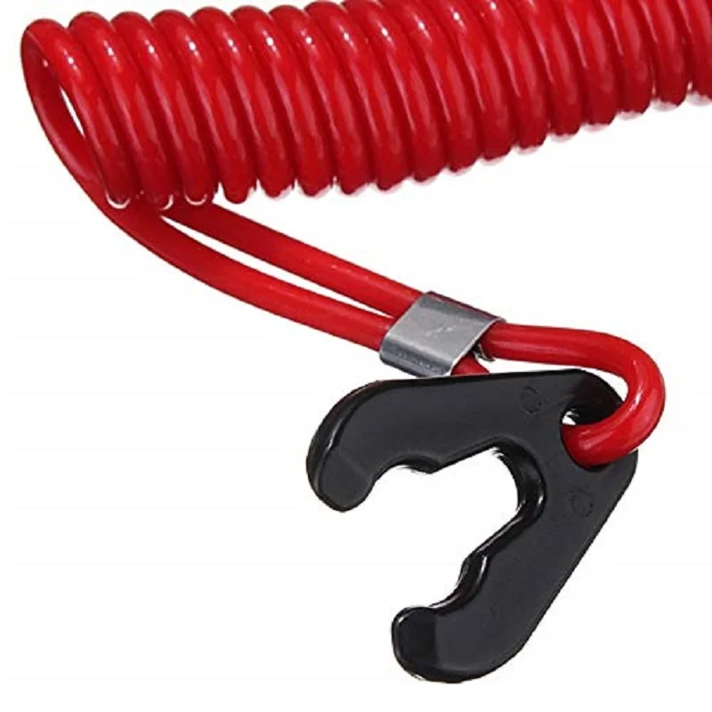 2 шт./лот лодочный мотор Kill Stop Switch &amp Safety Tether Lanyard для Yamaha Tohatsu Запчасти подвесного