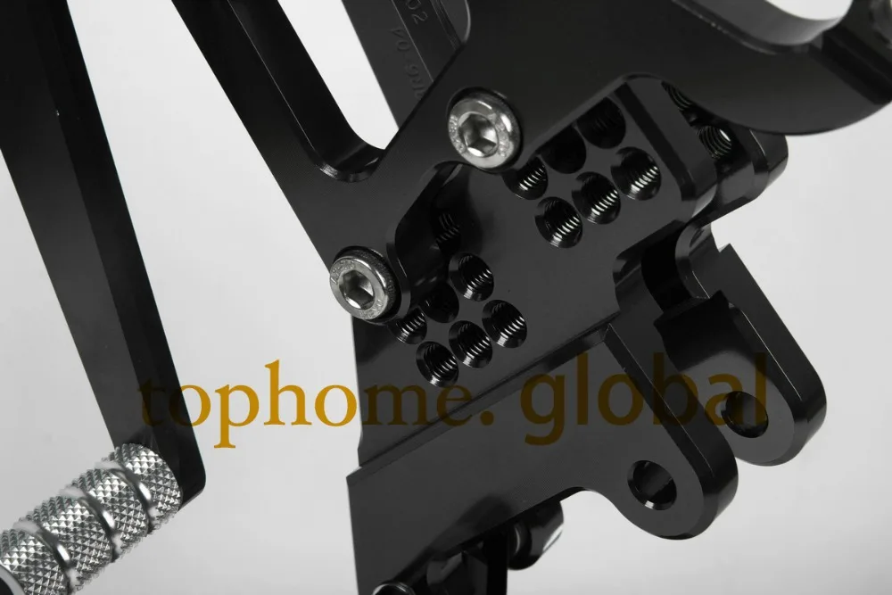 Запчасти для мотоциклов Yamaha YZF R6 2003 2004 2005 черные ЧПУ задние комплекты подножки